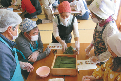 くびきの押し寿し作り体験