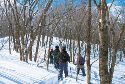 スノートレッキング体験